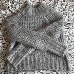 Gray Fuzzy Sweater